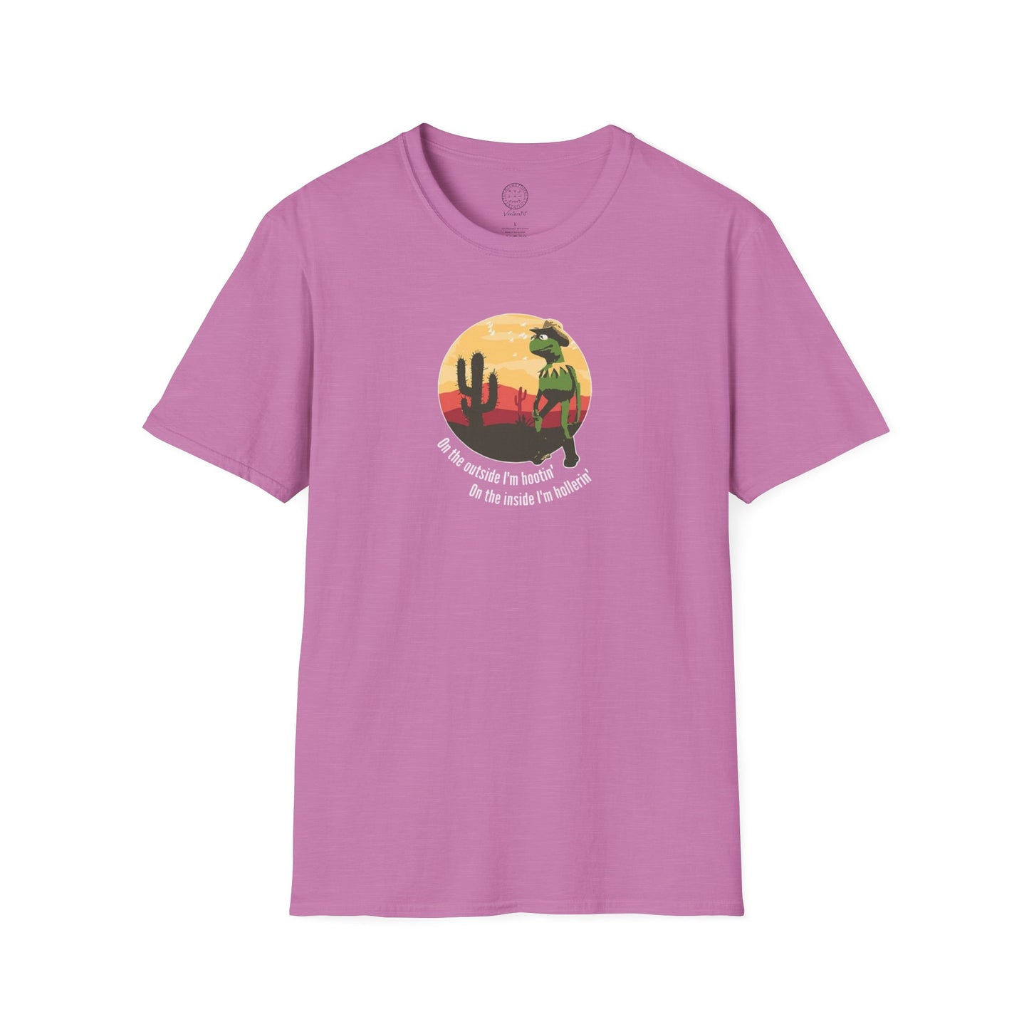 Outside im hooting, inside im hollerin T shirt