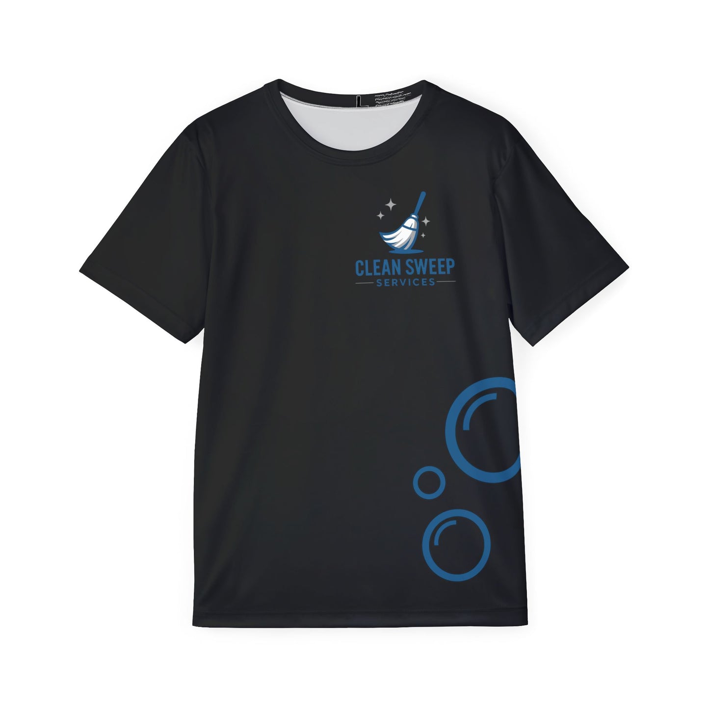 Clean Sweep Services Branded Jersey — Men’s Cleaning Company Crew Shirt