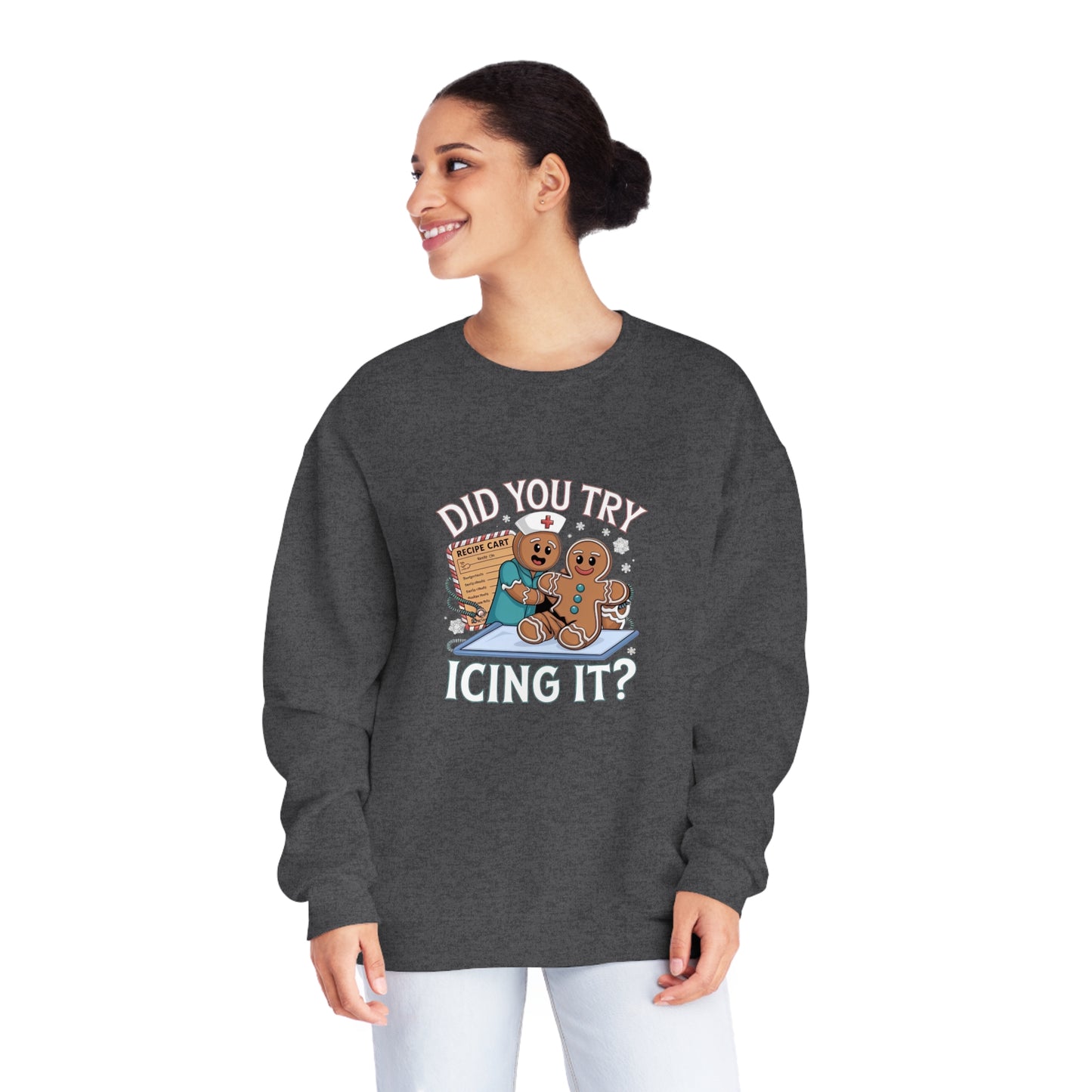 Gingerbread Cookie T-Shirt - Did You Try Icing It? Unisex Sweater