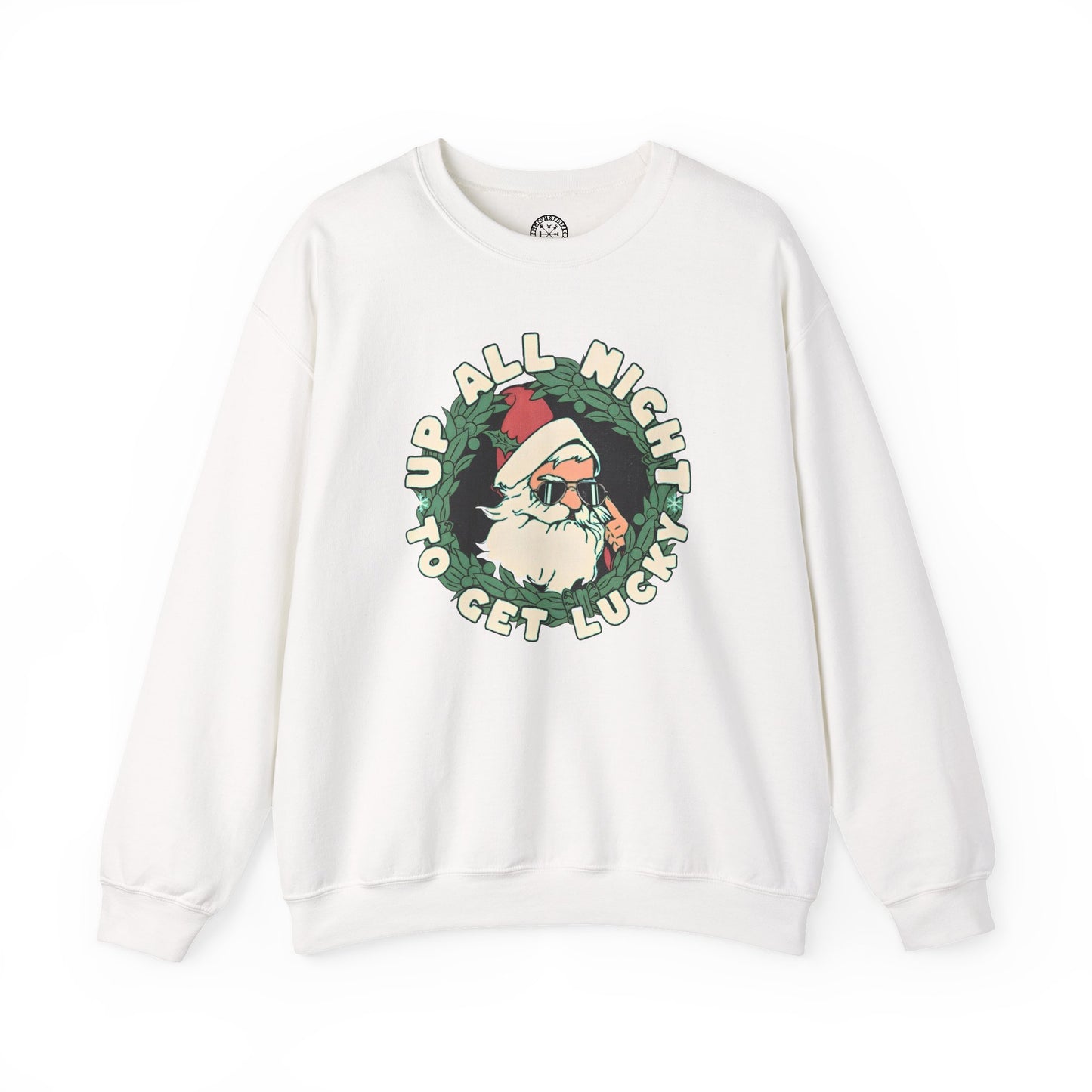 Santa’s Up All Night to Get Lucky Holiday Sweater