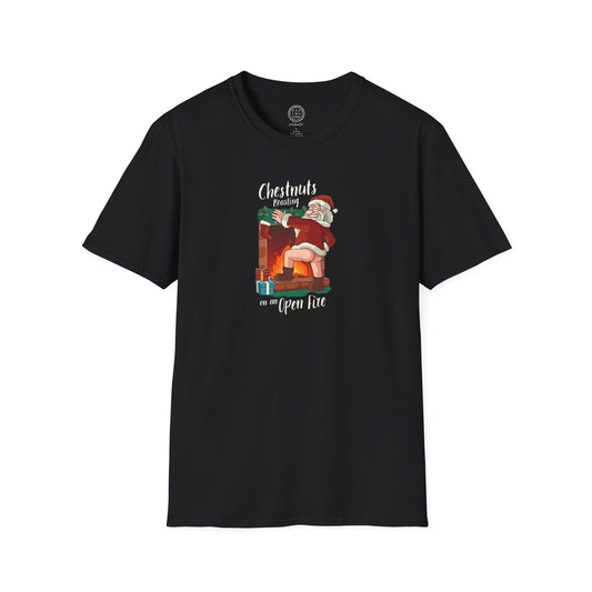 Santa Chestnuts Roasting Softstyle T-Shirt