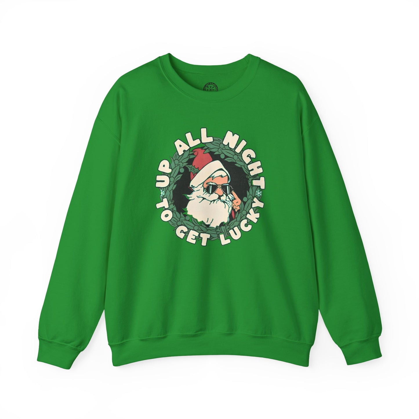 Santa’s Up All Night to Get Lucky Holiday Sweater