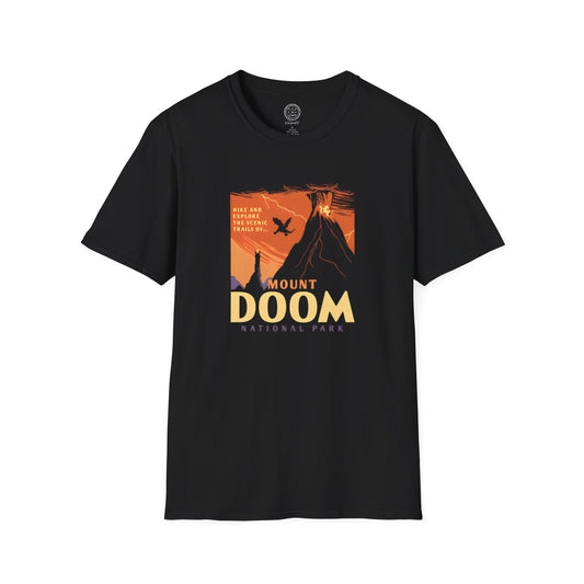 Mount Doom National Park Soft Style T Shirt