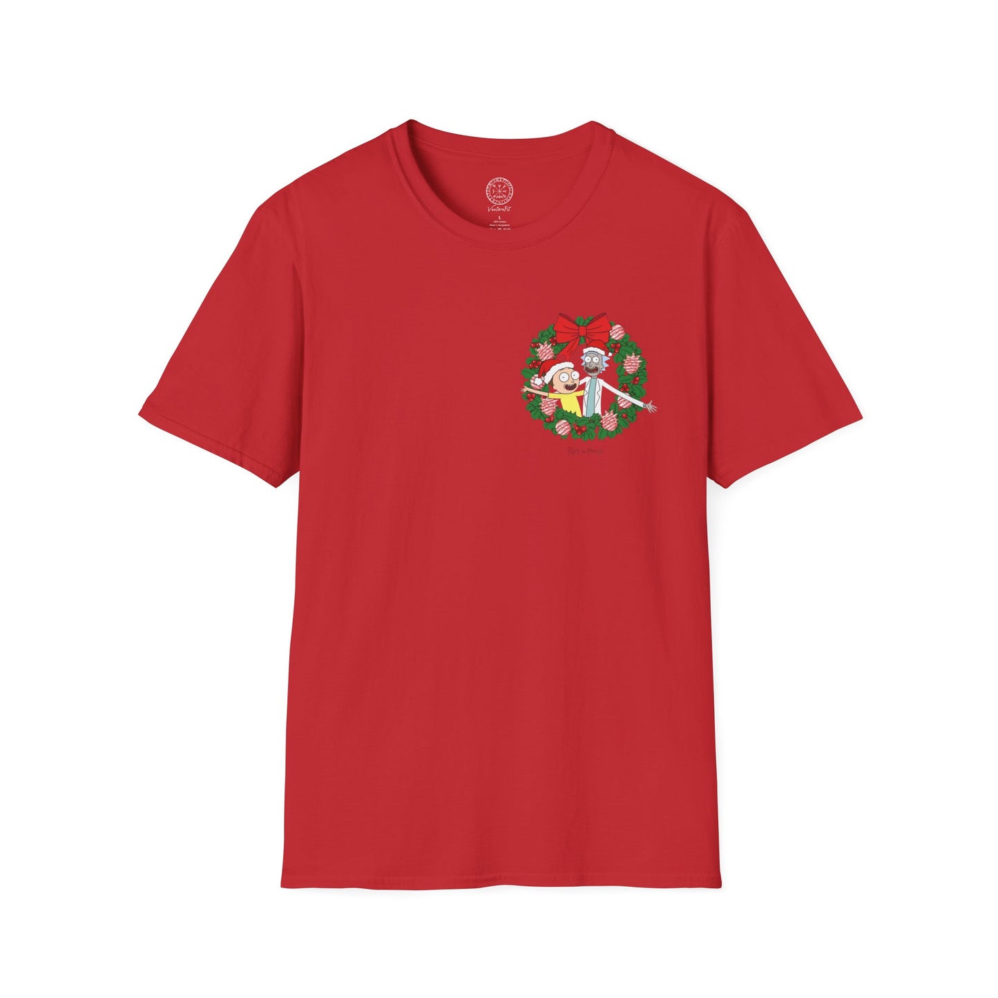 Merry Rickmas Wreath T shirt