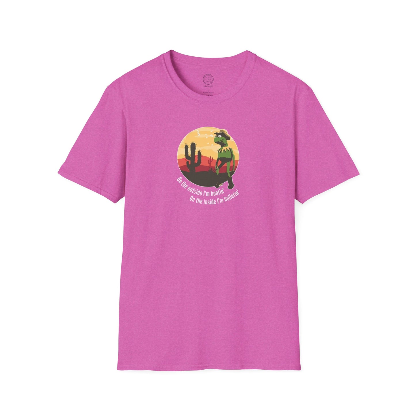 Outside im hooting, inside im hollerin T shirt