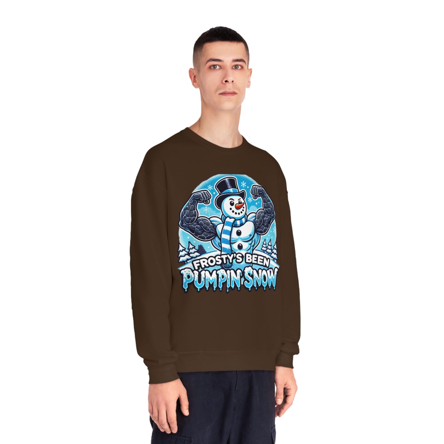 Frosty’s Been Pumpin’ Snow Sweater