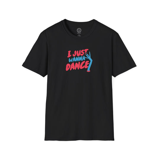 Inflatable Arm Guy T-Shirt  I Just Want to Dance
