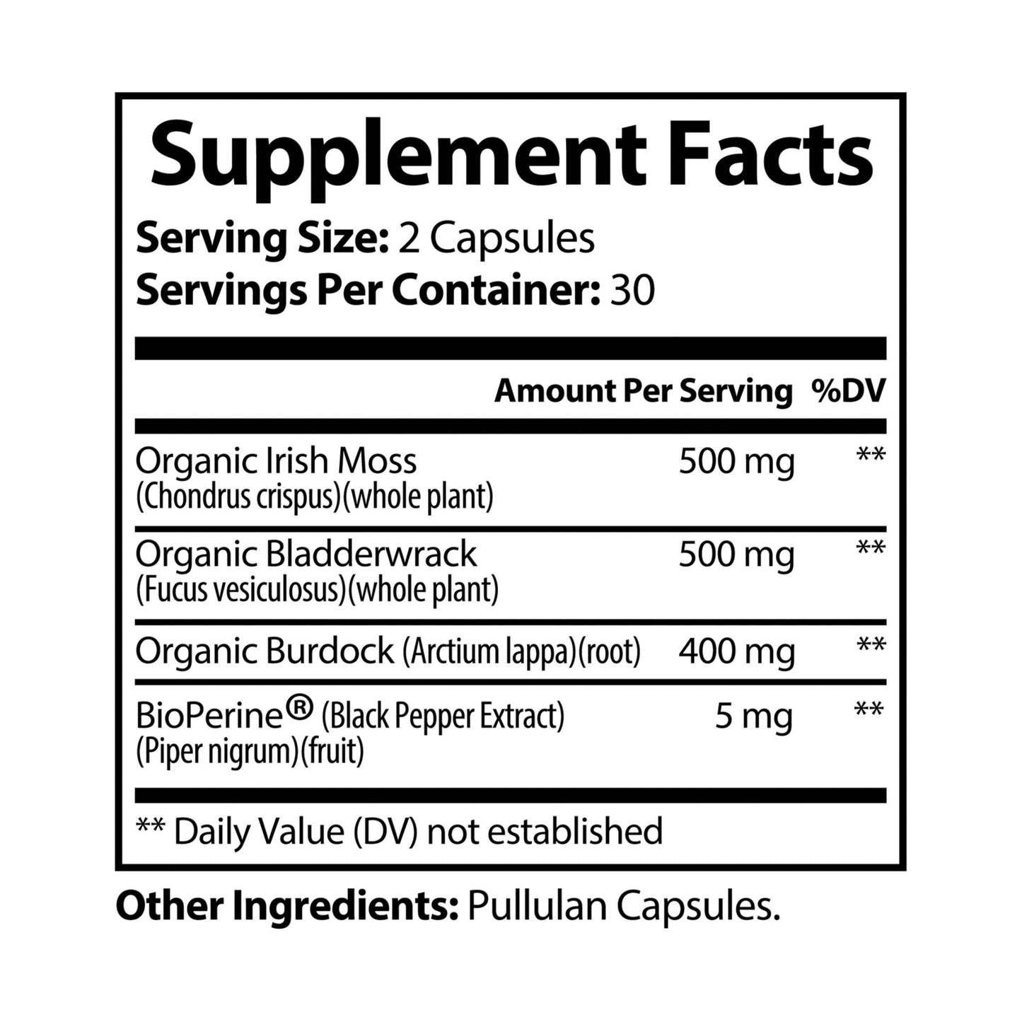 Bio Boost Sea Moss Supplement