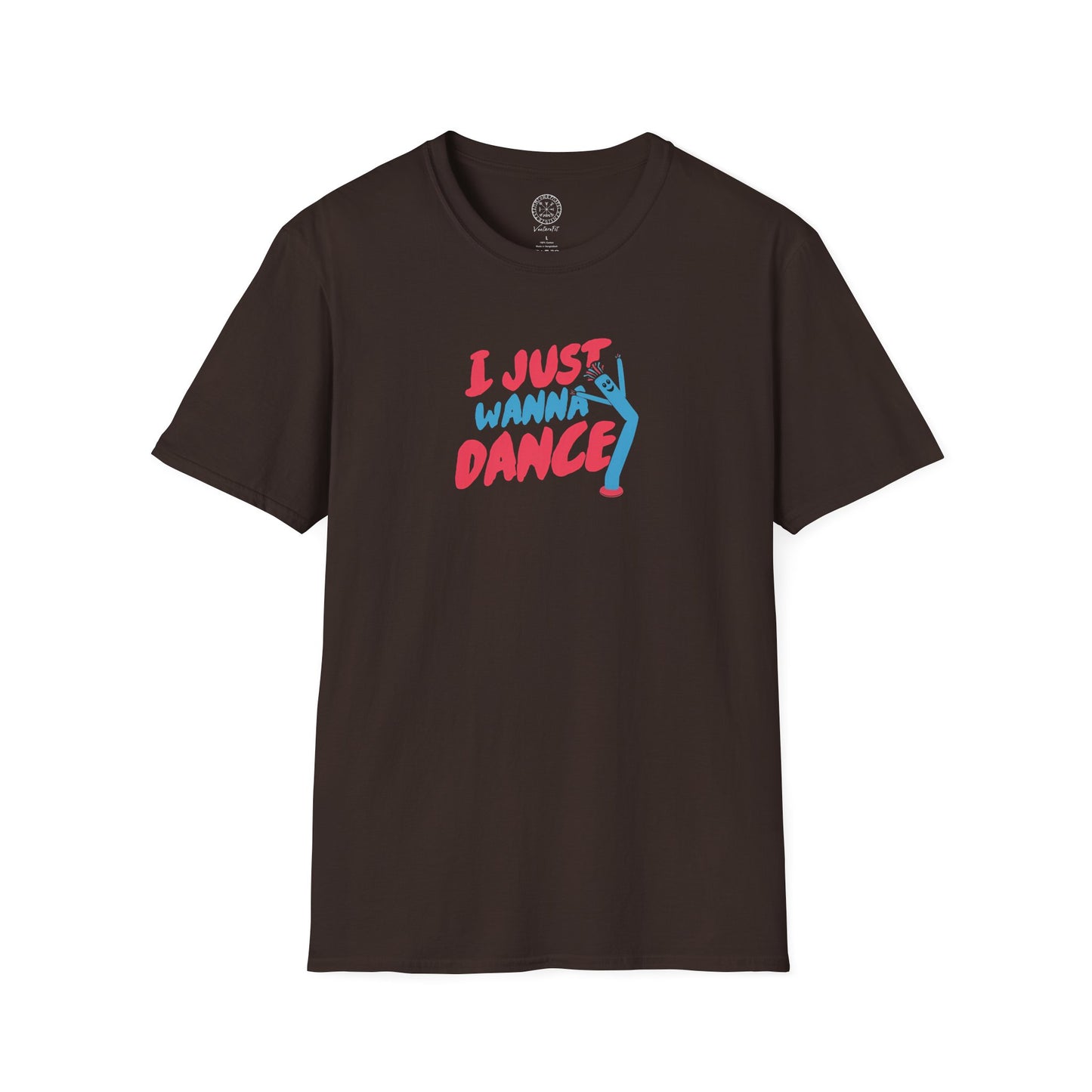 Inflatable Arm Guy T-Shirt  I Just Want to Dance