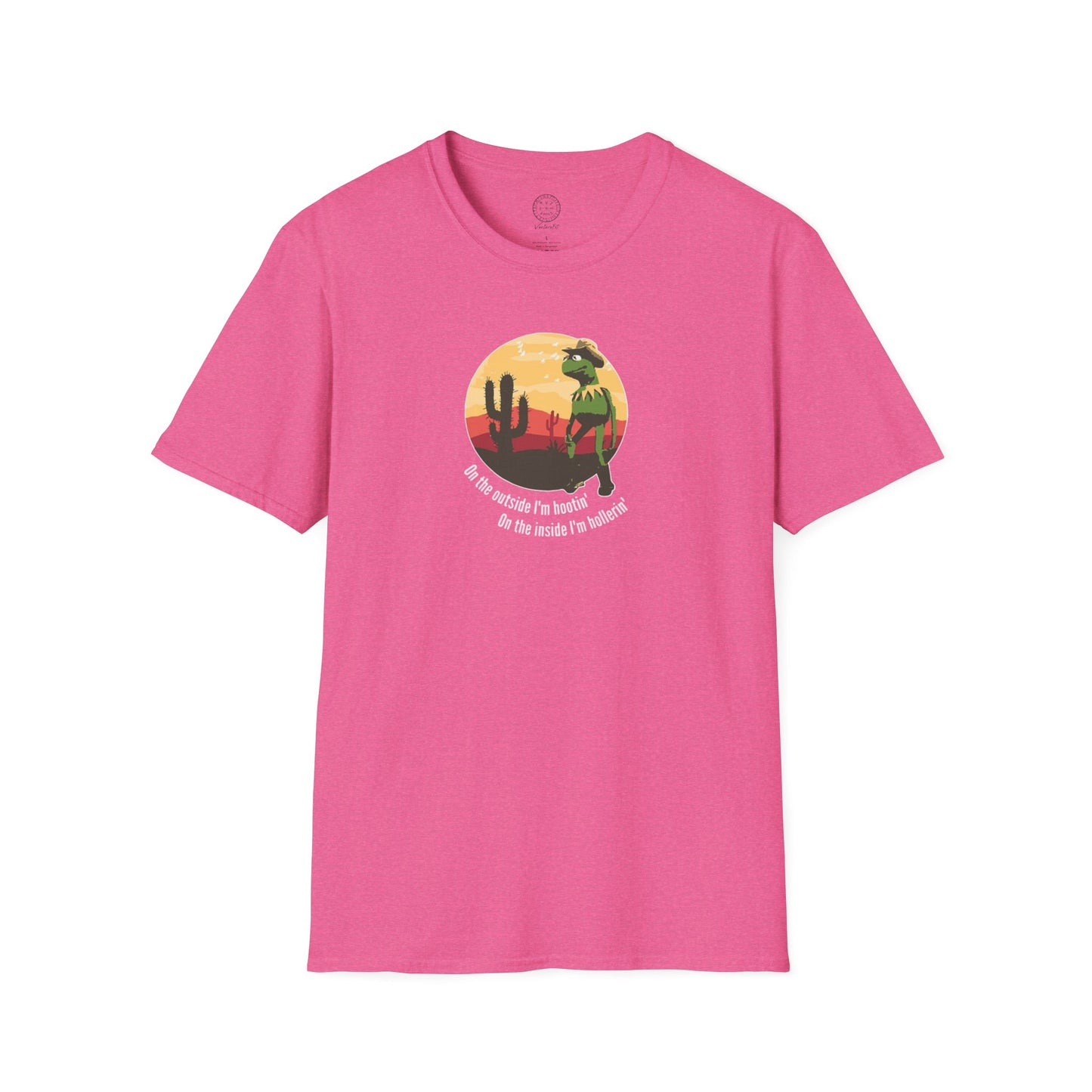 Outside im hooting, inside im hollerin T shirt