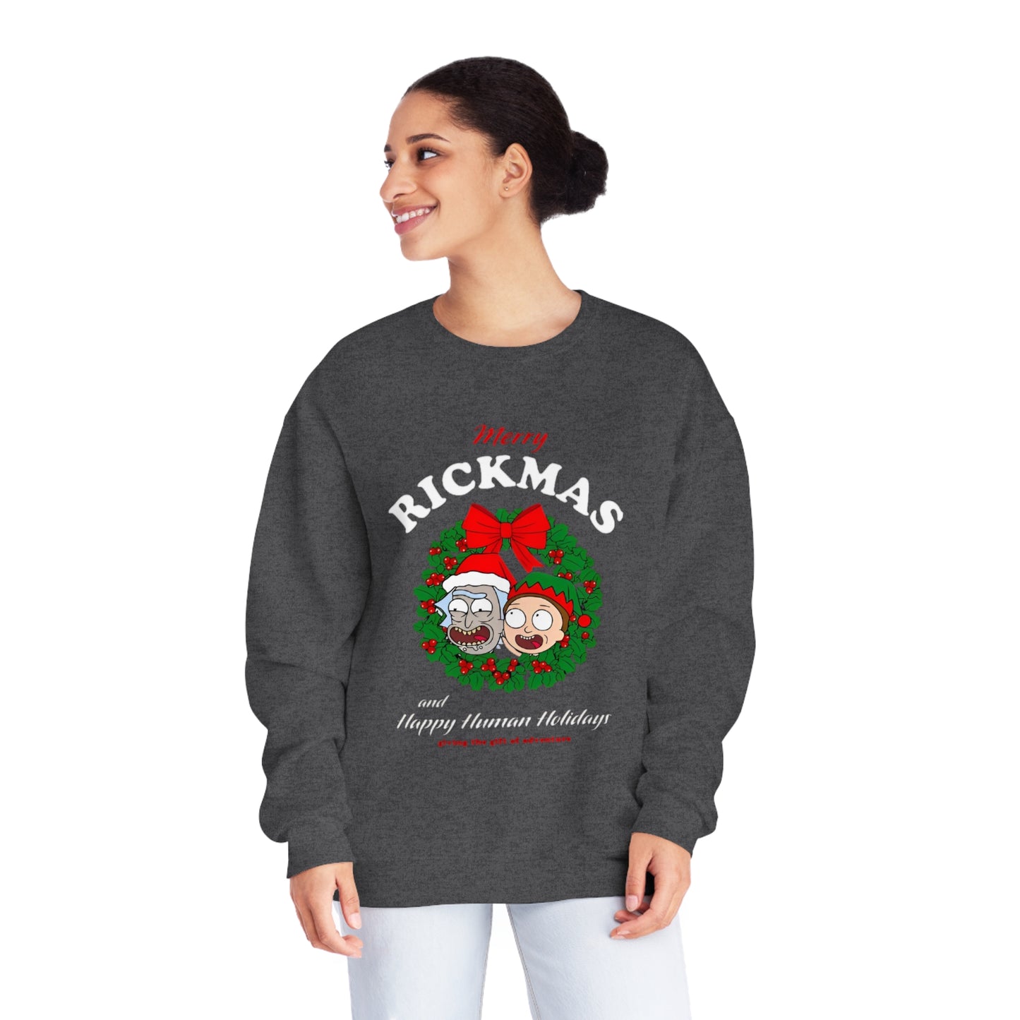Merry Rickmas and Happy Human Holidays Sweater