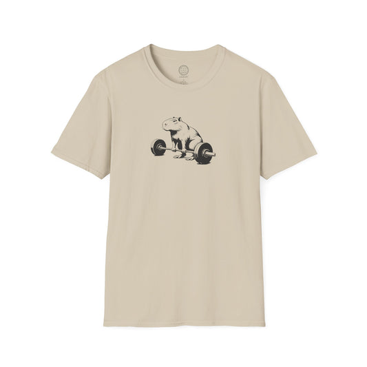 Capybara Deadlift Soft Style T Shirt