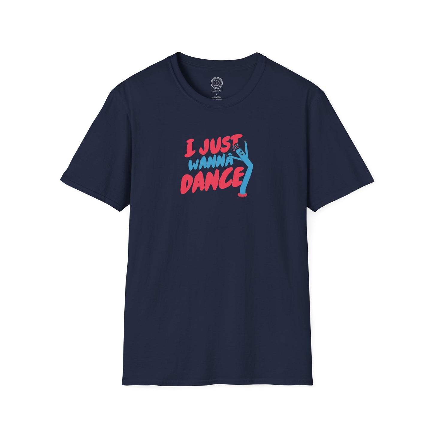 Inflatable Arm Guy T-Shirt  I Just Want to Dance