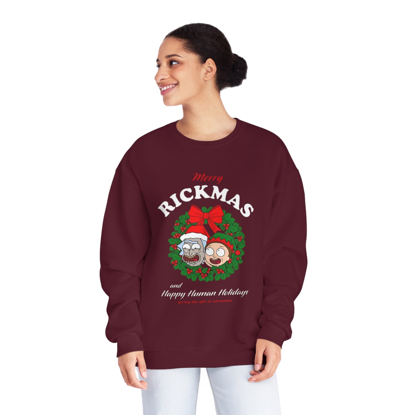 Merry Rickmas and Happy Human Holidays Sweater