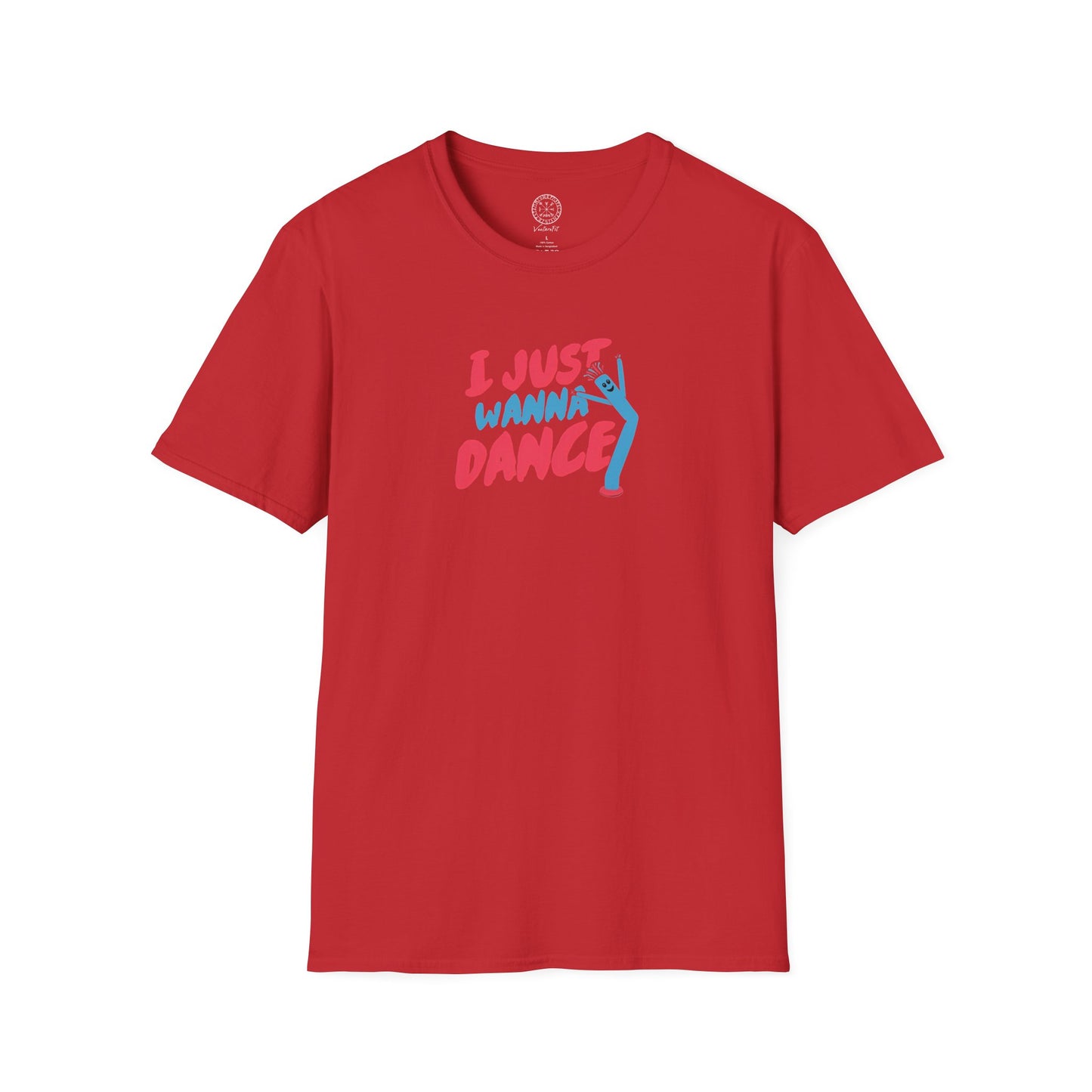 Inflatable Arm Guy T-Shirt  I Just Want to Dance