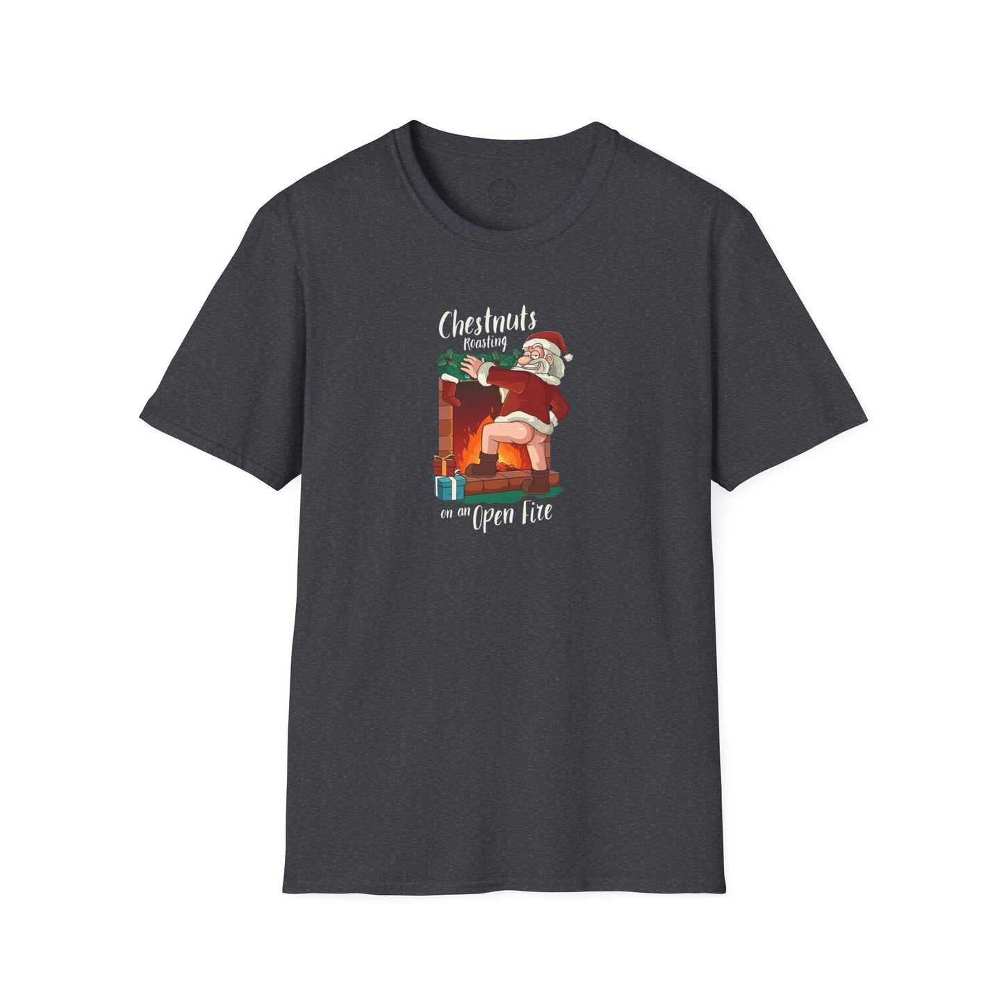 Santa Chestnuts Roasting Softstyle T-Shirt