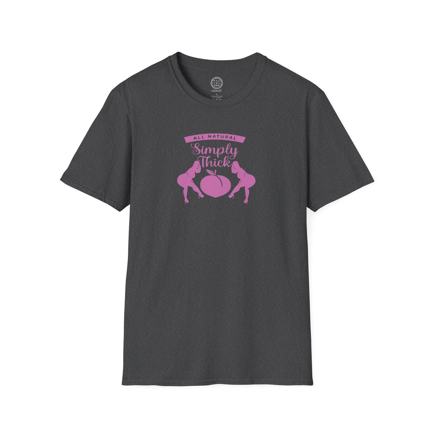 Simply Thick All Natural Logo T-Shirt — Body Positive Tee for Thick Women