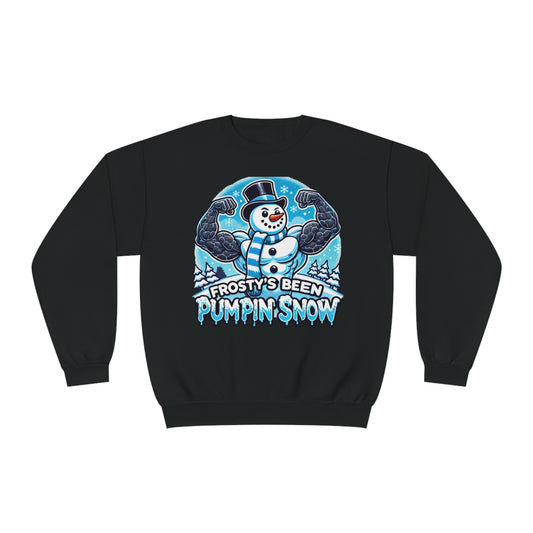 Frosty’s Been Pumpin’ Snow Sweater