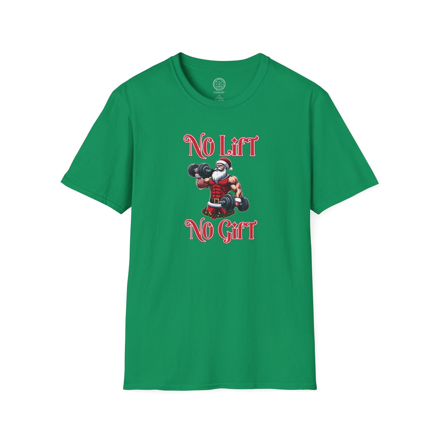 No Lift No Gift Santa Holiday Gym Shirt