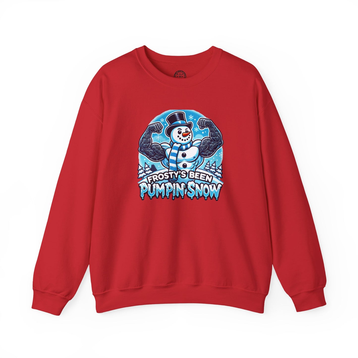 Frosty’s Been Pumpin’ Snow Sweater