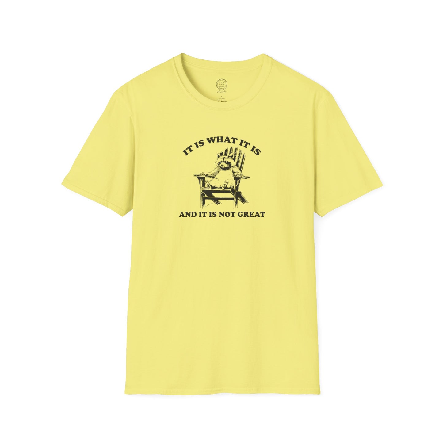 It Is What It Is And It Is Not Great Softstyle T shirt
