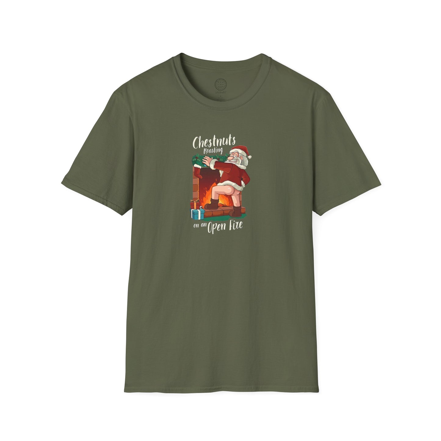 Santa Chestnuts Roasting Softstyle T-Shirt