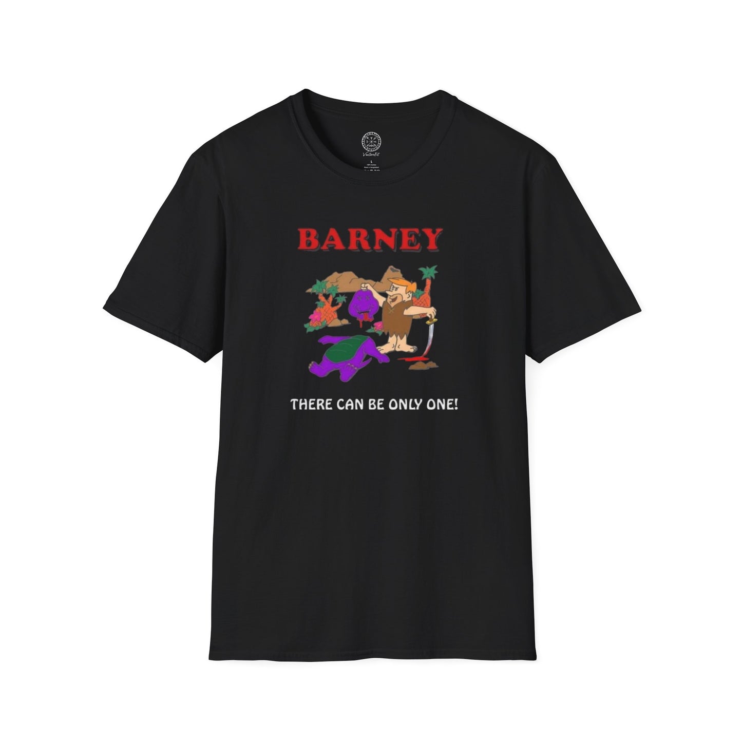 There Can Be Only One Barney Softstyle T-Shirt