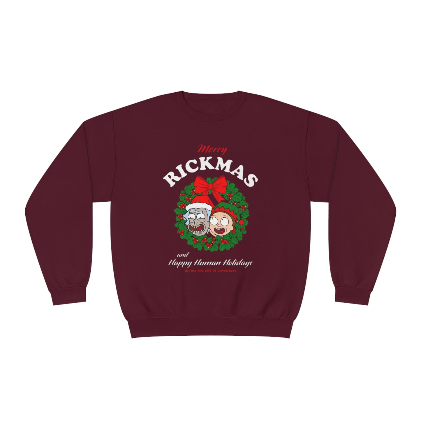 Merry Rickmas and Happy Human Holidays Sweater