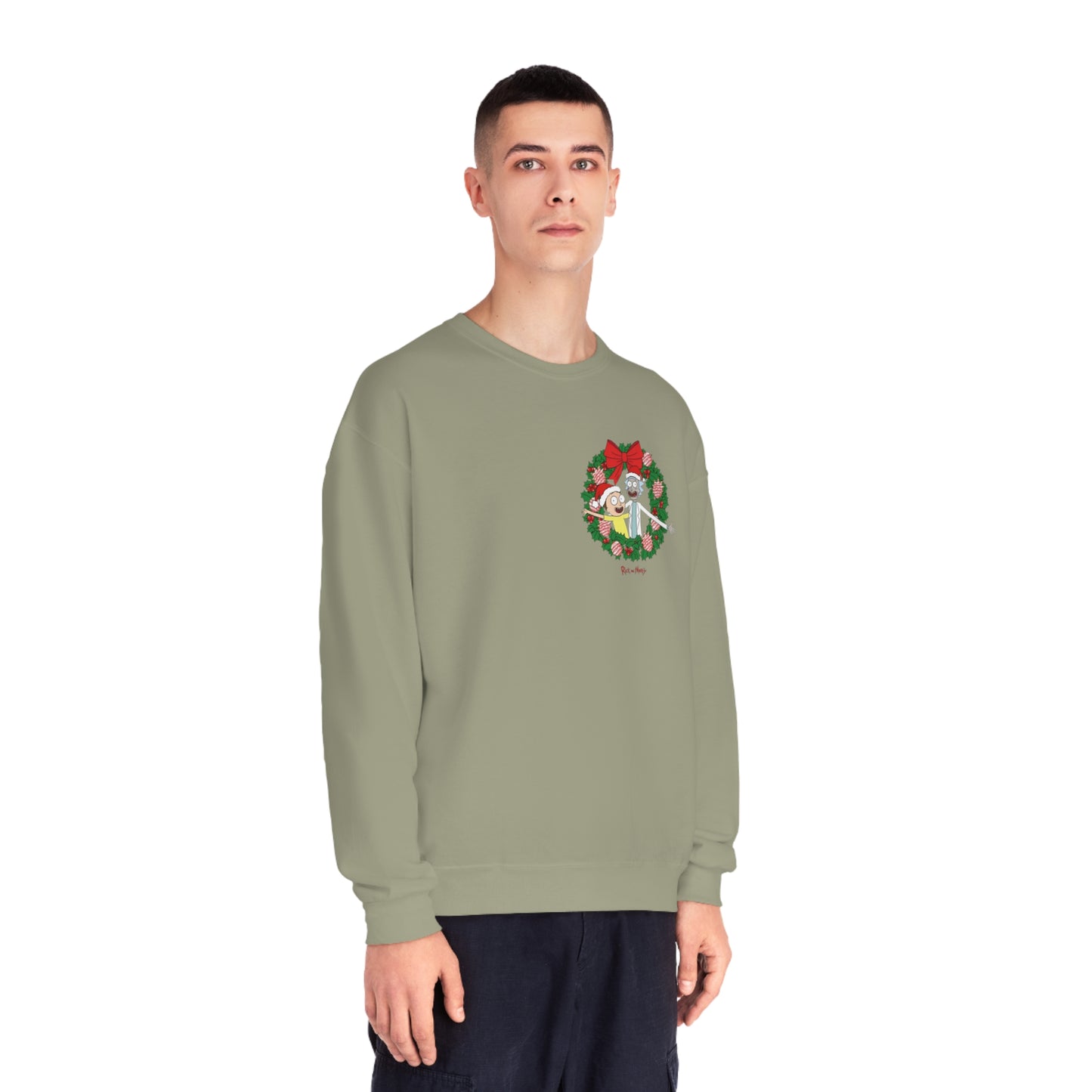 Merry Rickmas Wreath Sweater