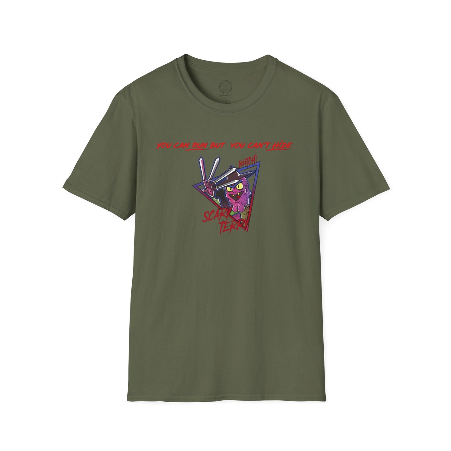 Scary Terry You Can Run but you Cant hide T Shirt