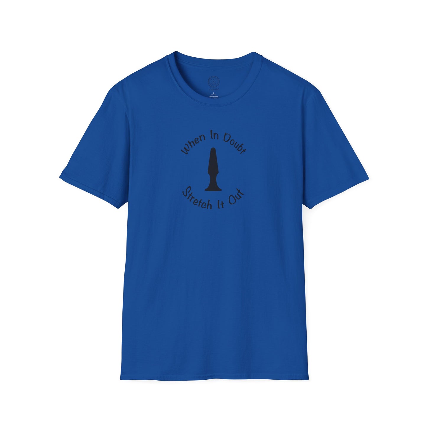 Stretch it Out T-Shirt with Butt Plug
