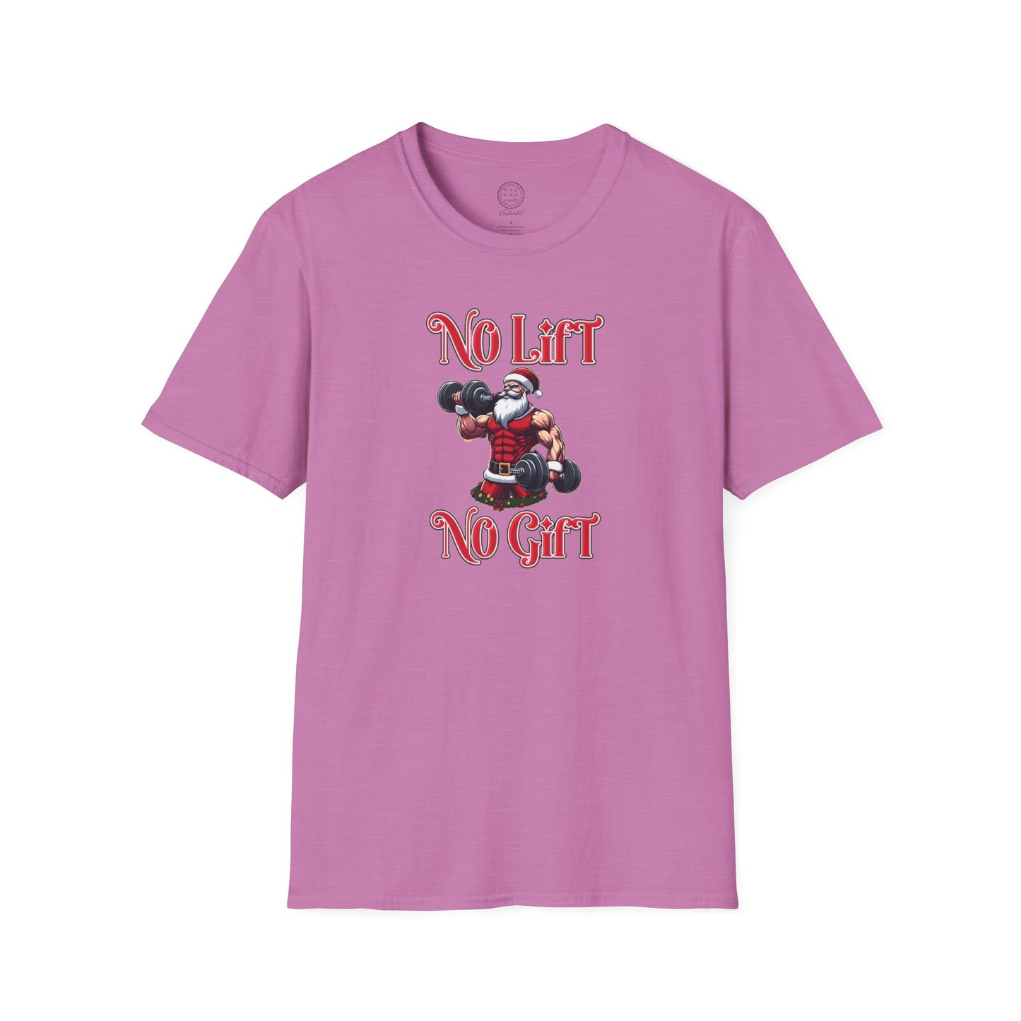 No Lift No Gift Santa Holiday Gym Shirt