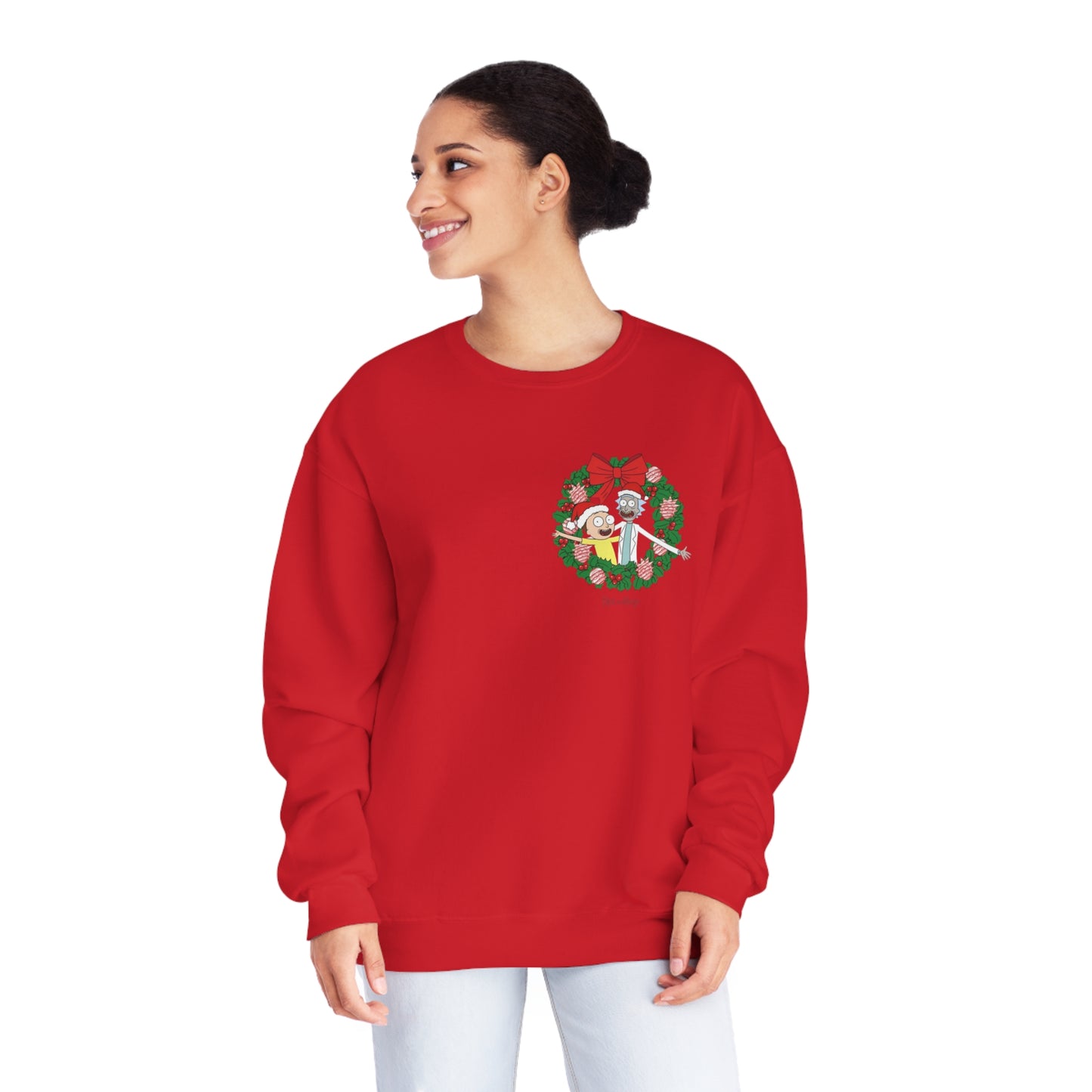 Merry Rickmas Wreath Sweater