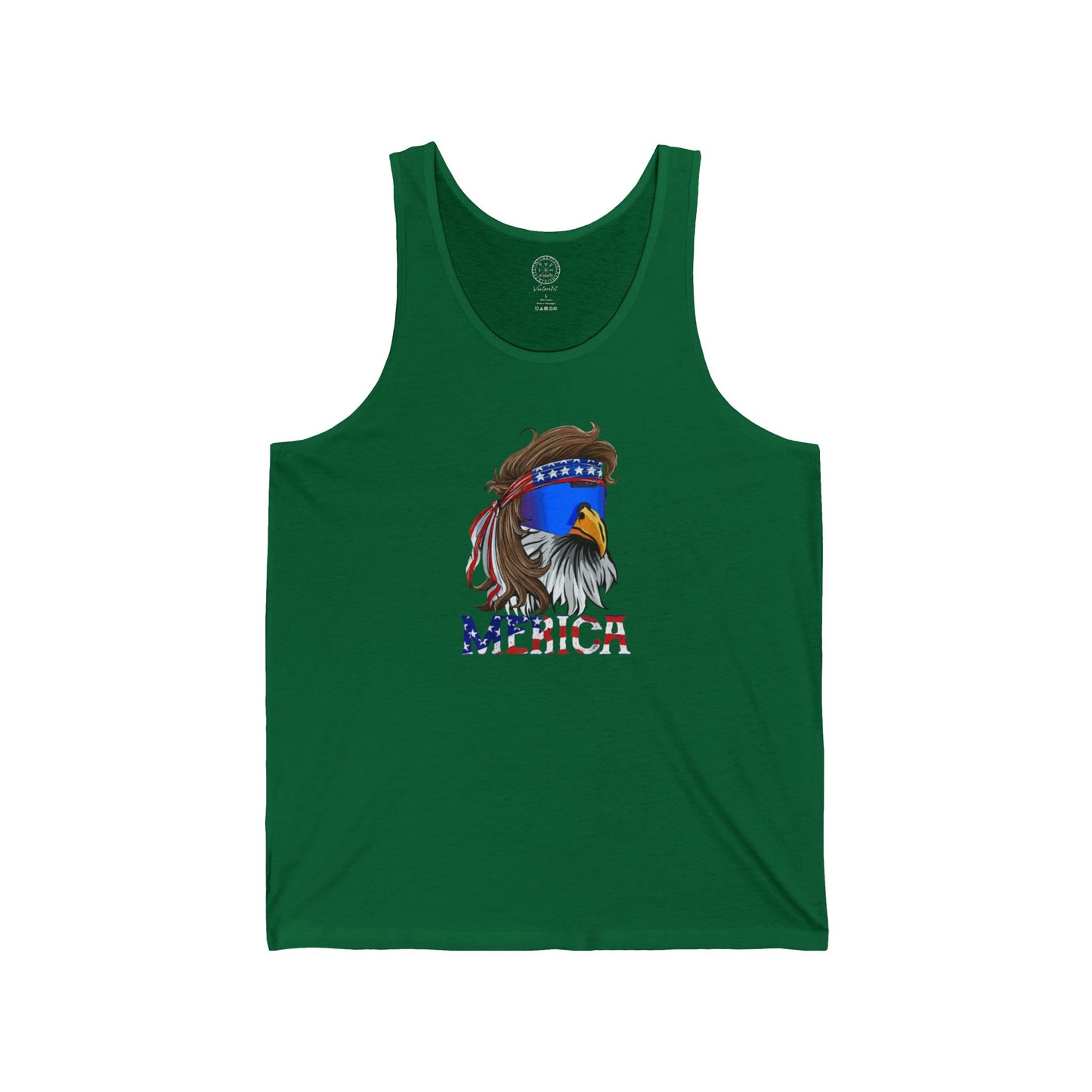 Eagle Tank Top - Unisex Patriotic Shirt with Pit Viper Sunglasses