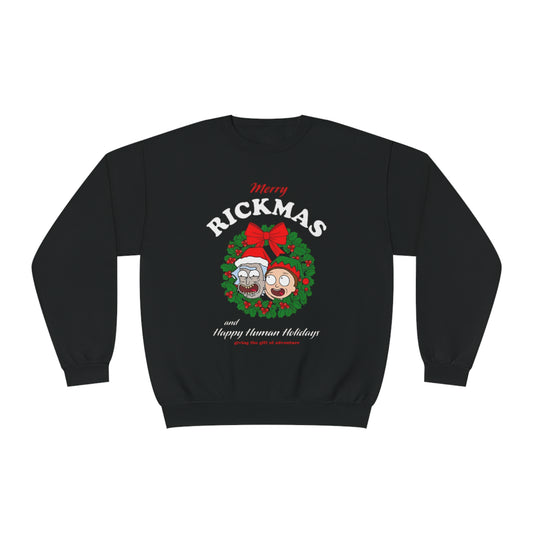 Merry Rickmas and Happy Human Holidays Sweater