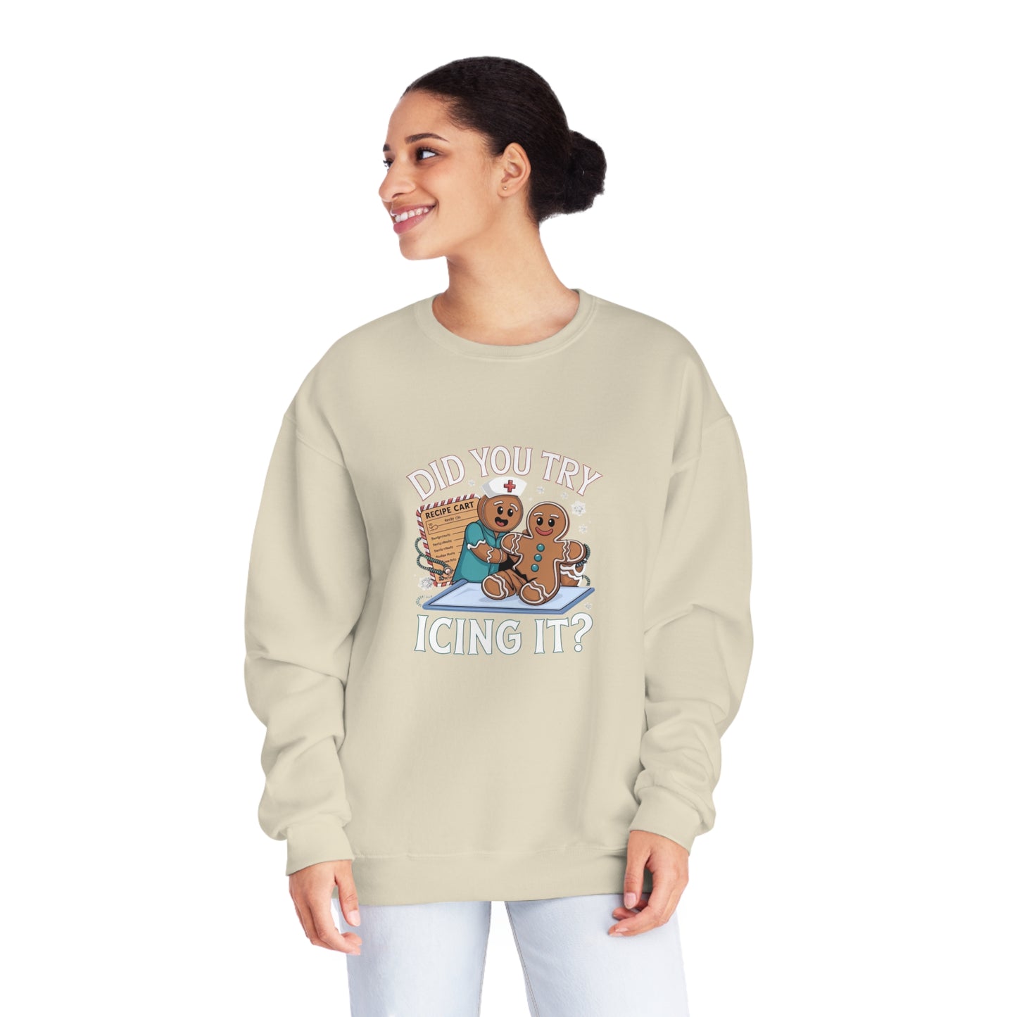 Gingerbread Cookie T-Shirt - Did You Try Icing It? Unisex Sweater