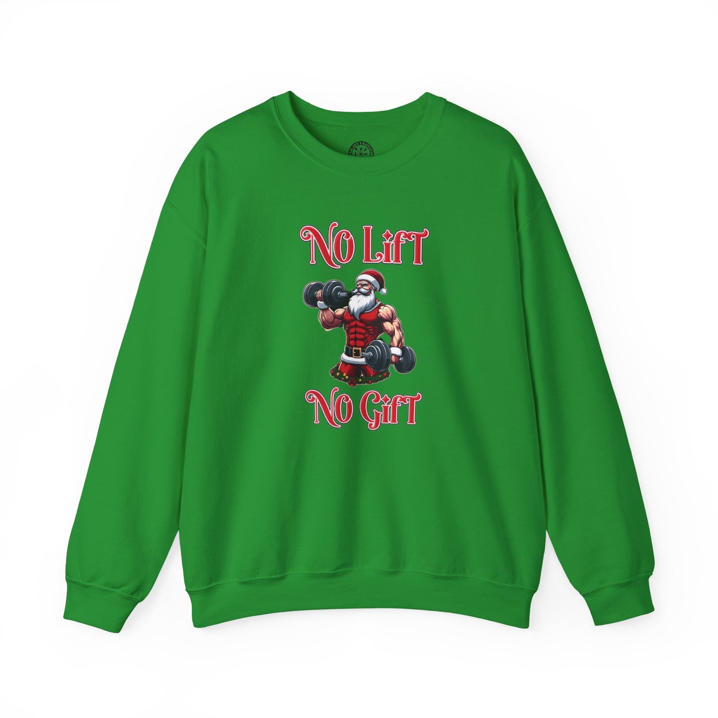 No Lift No Gift Santa Holiday Sweater