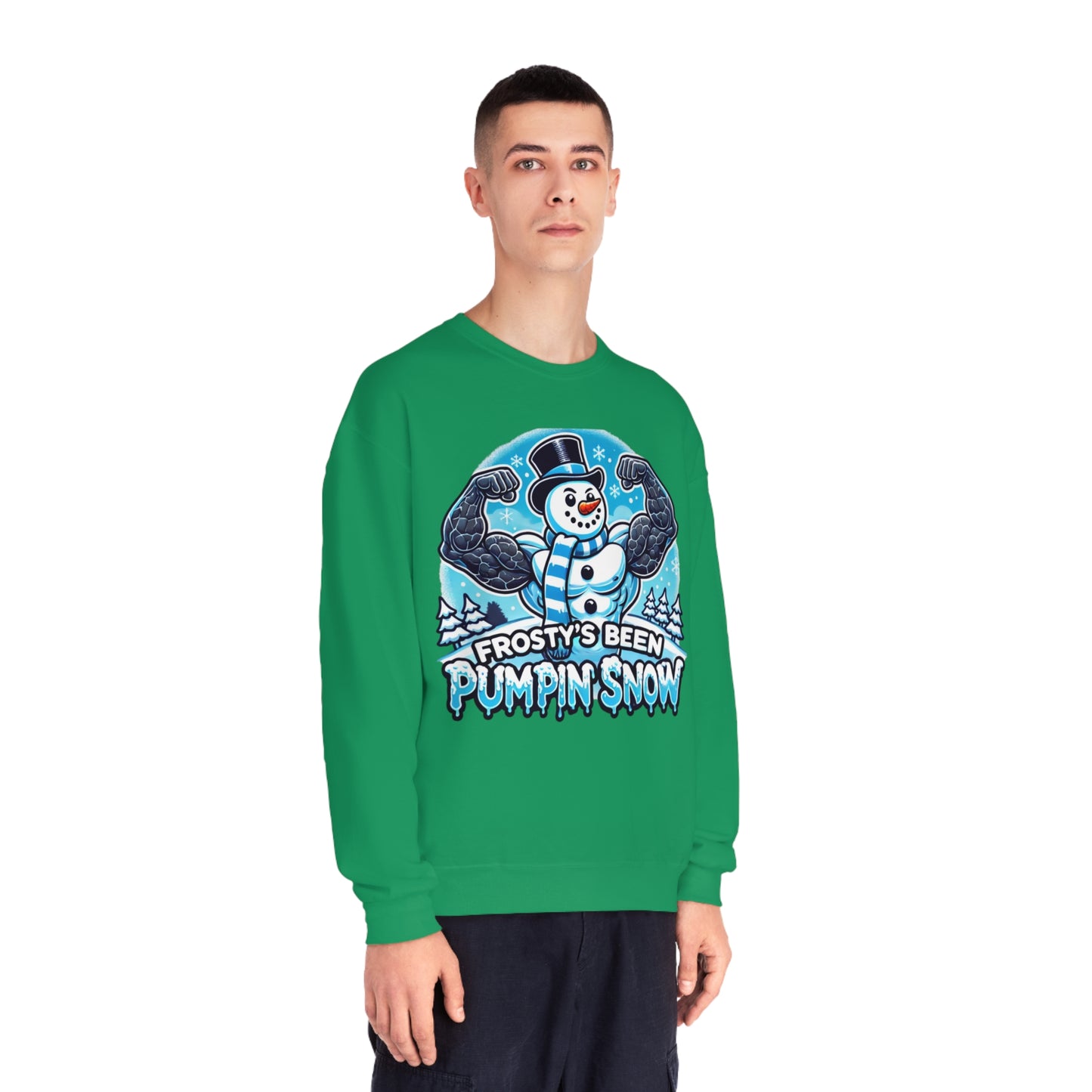 Frosty’s Been Pumpin’ Snow Sweater