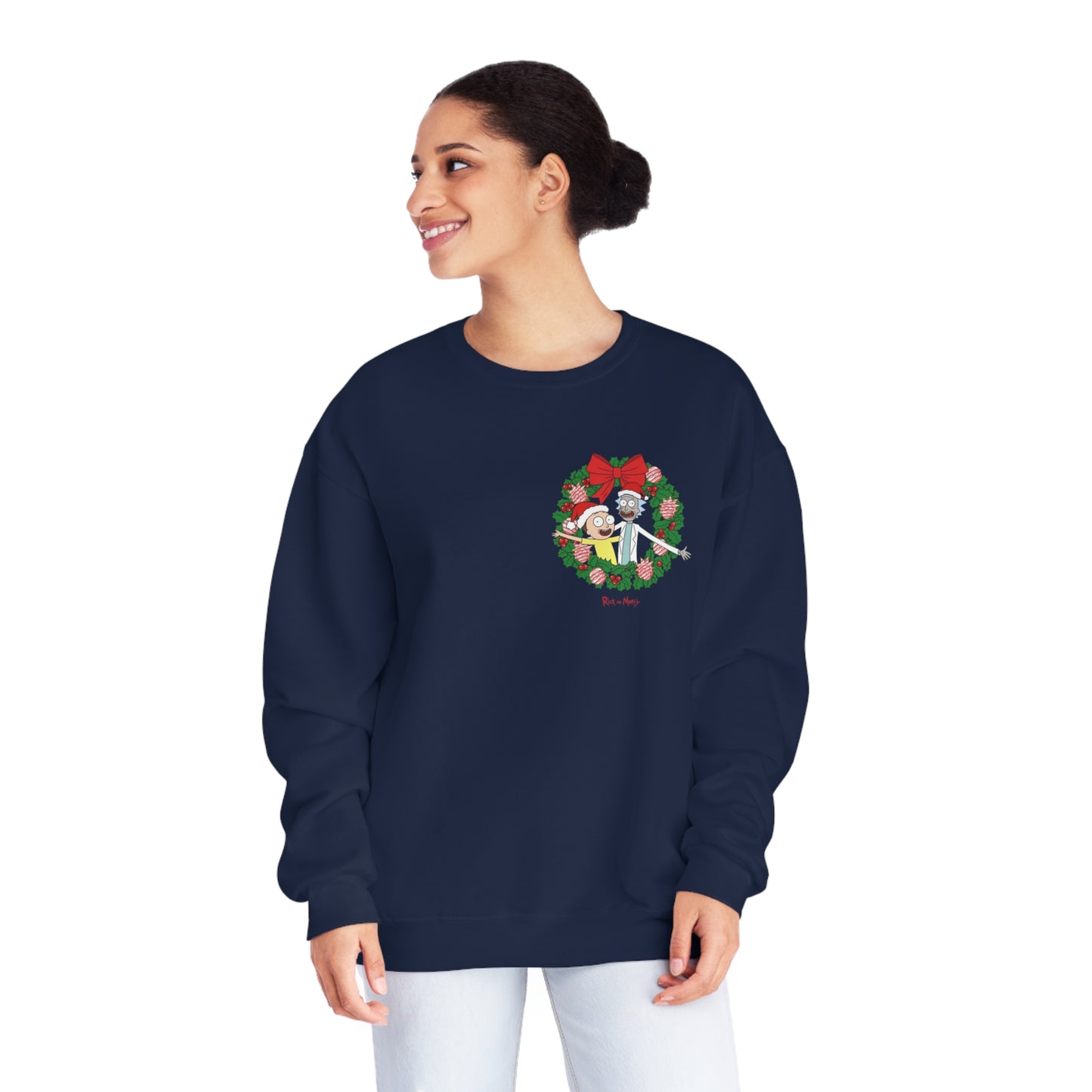Merry Rickmas Wreath Sweater