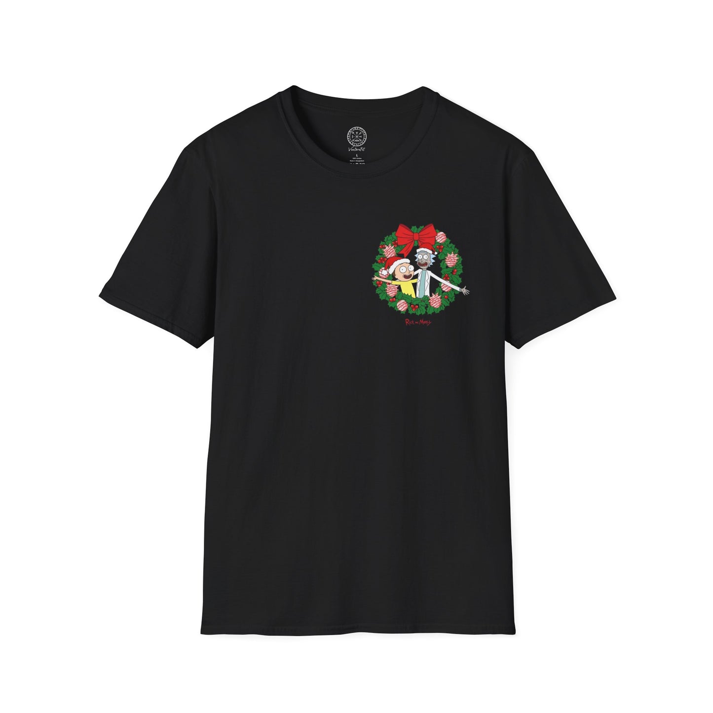 Merry Rickmas Wreath T shirt
