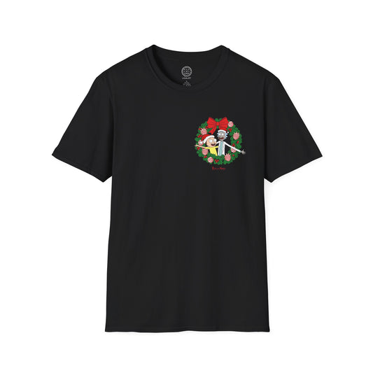 Merry Rickmas Wreath T shirt