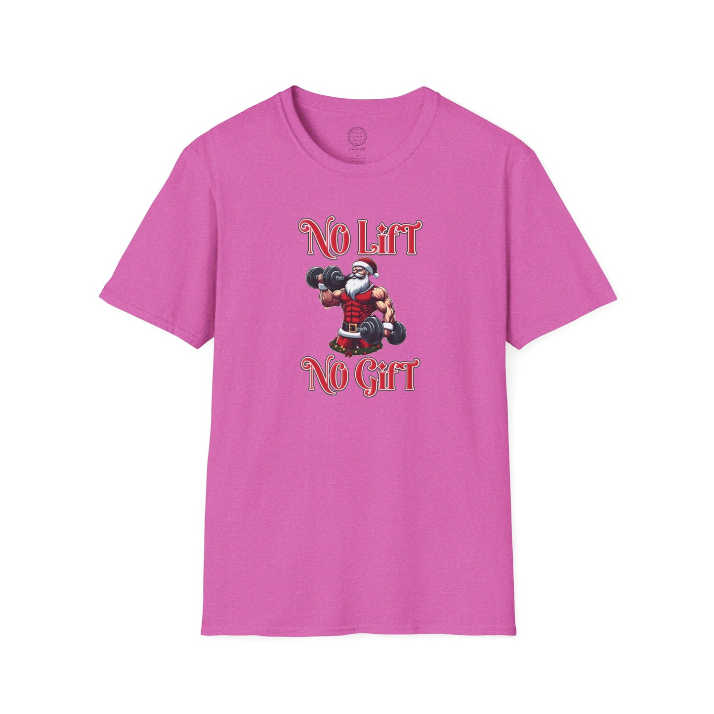 No Lift No Gift Santa Holiday Gym Shirt