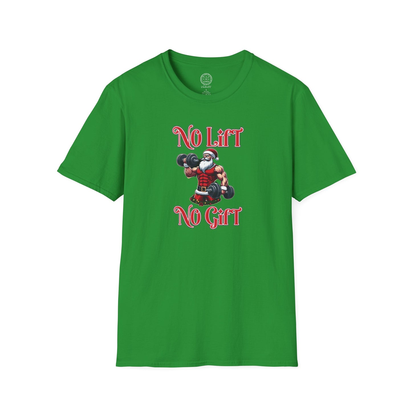 No Lift No Gift Santa Holiday Gym Shirt