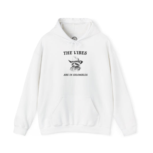 The Vibe is in Shambles Fleece Hoodie