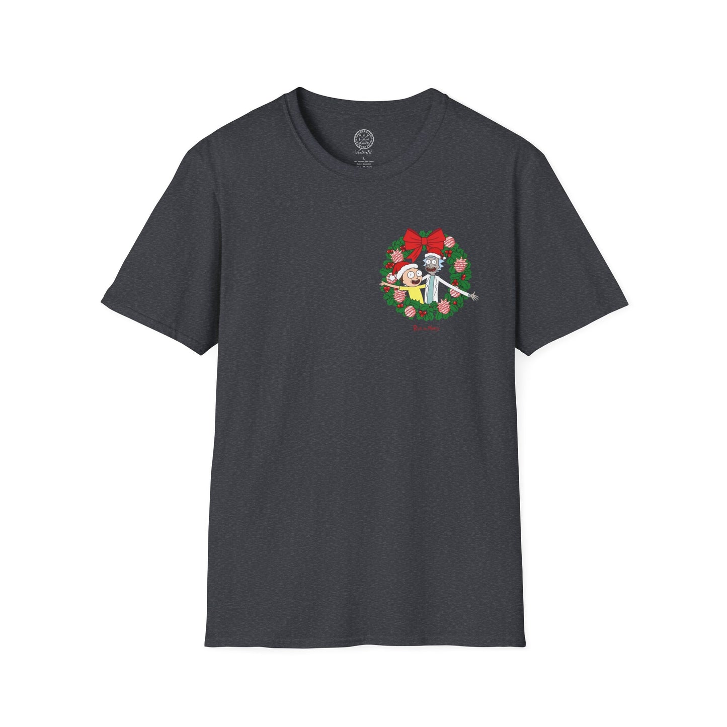 Merry Rickmas Wreath T shirt