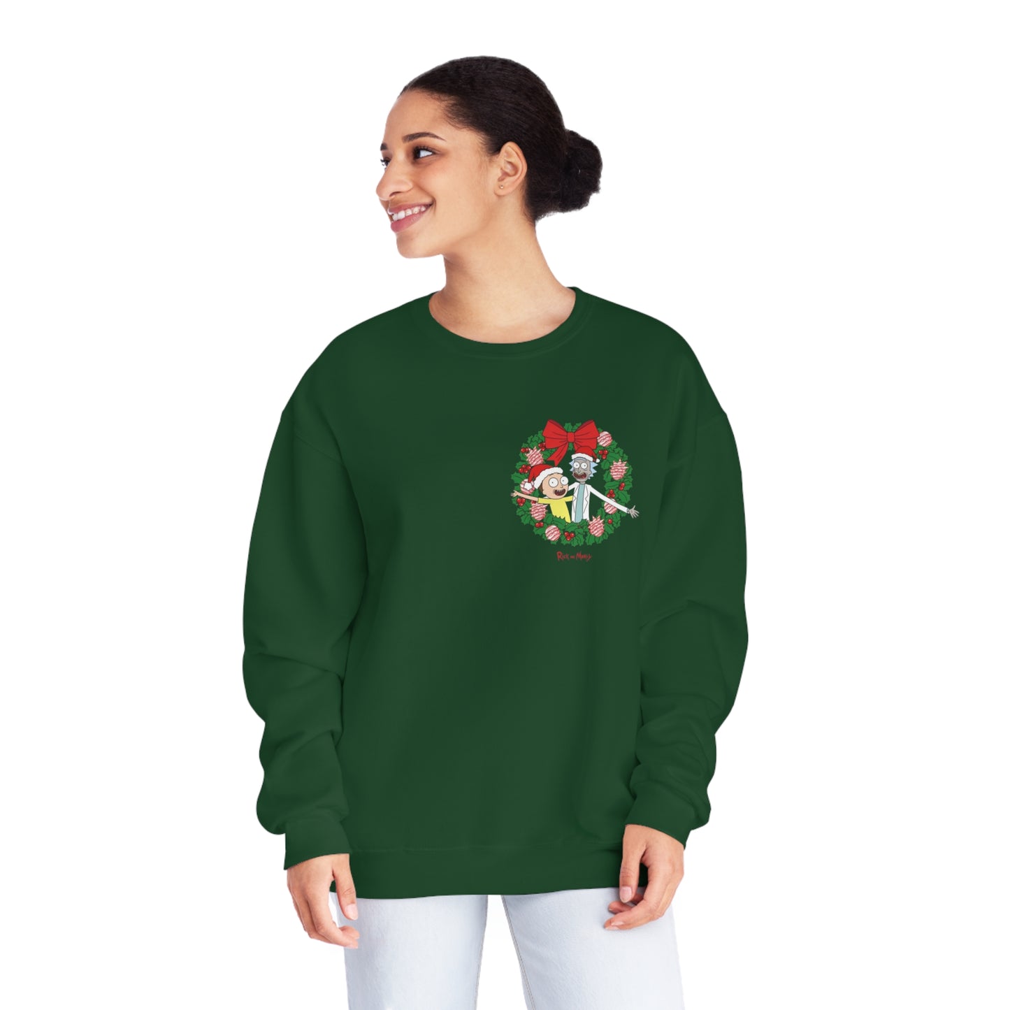 Merry Rickmas Wreath Sweater