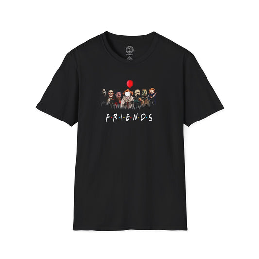 Horror Movie Friends Softstyle T shirt