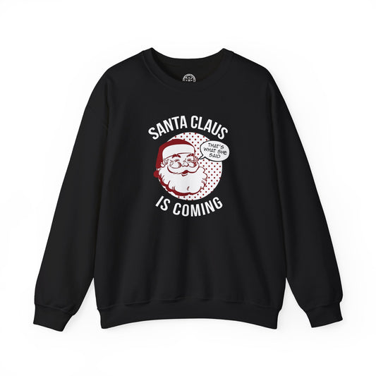 Santa Claus Is Coming…That’s What She Said Christmas Sweater