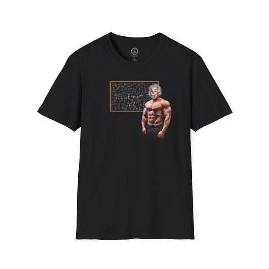 Albert Einsteins E=McLift Softstyle T shirt