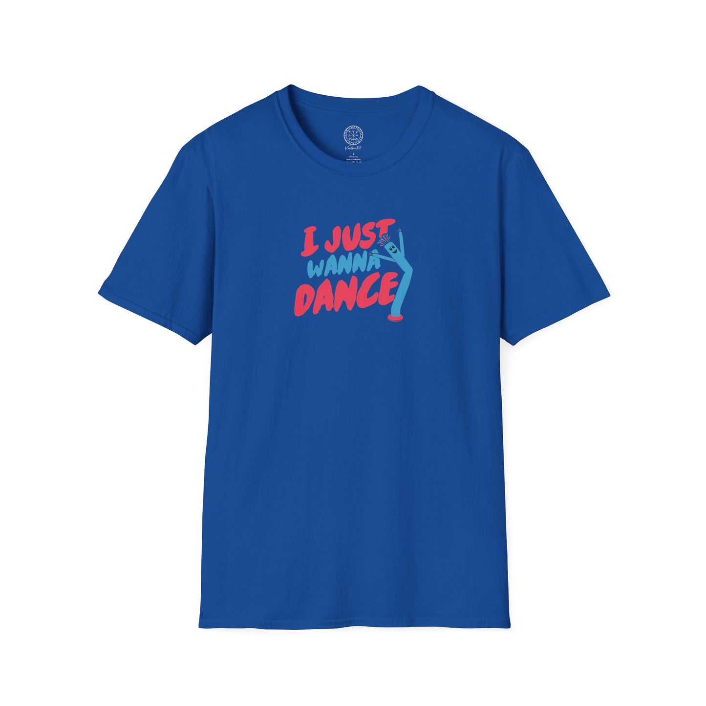 Inflatable Arm Guy T-Shirt  I Just Want to Dance